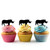 TA0408 Rhino Rhinoceros Silhouette Party Wedding Birthday Acrylic Cupcake Toppers Decor 10 pcs