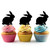 TA0492 Rabbit Silhouette Party Wedding Birthday Acrylic Cupcake Toppers Decor 10 pcs
