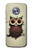 S0360 Coffee Owl Case For Motorola Moto X4