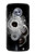 S2387 Gun Bullet Hole Glass Case For Motorola Moto X4