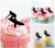 TA0563 Extreme Surf Surfing Silhouette Party Wedding Birthday Acrylic Cupcake Toppers Decor 10 pcs