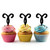 TA0667 Zodiac Aries Silhouette Party Wedding Birthday Acrylic Cupcake Toppers Decor 10 pcs