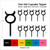 TA0668 Zodiac Taurus Silhouette Party Wedding Birthday Acrylic Cupcake Toppers Decor 10 pcs