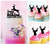 TC0029 Happy Birthday Reindeer Party Wedding Birthday Acrylic Cake Topper Cupcake Toppers Decor Set 11 pcs