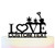 TC0045 Love Garden Party Wedding Birthday Acrylic Cake Topper Cupcake Toppers Decor Set 11 pcs
