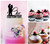 TC0199 Our Happiness Party Wedding Birthday Acrylic Cake Topper Cupcake Toppers Decor Set 11 pcs