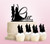 TC0211 Our Happiness Marry Party Wedding Birthday Acrylic Cake Topper Cupcake Toppers Decor Set 11 pcs