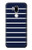 S2767 Navy White Striped Case For LG G7 ThinQ