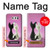 S1832 Love Cat Case For LG V30, LG V30 Plus, LG V30S ThinQ, LG V35, LG V35 ThinQ