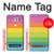 S2363 Rainbow Pattern Case For LG V30, LG V30 Plus, LG V30S ThinQ, LG V35, LG V35 ThinQ