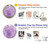 S2690 Amethyst Crystals Graphic Printed Case For LG V30, LG V30 Plus, LG V30S ThinQ, LG V35, LG V35 ThinQ