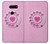 S2847 Pink Retro Rotary Phone Case For LG V30, LG V30 Plus, LG V30S ThinQ, LG V35, LG V35 ThinQ