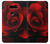 S2898 Red Rose Case For LG V30, LG V30 Plus, LG V30S ThinQ, LG V35, LG V35 ThinQ