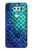 S3047 Green Mermaid Fish Scale Case For LG V30, LG V30 Plus, LG V30S ThinQ, LG V35, LG V35 ThinQ