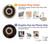 S3221 Steampunk Clock Gears Case For LG V30, LG V30 Plus, LG V30S ThinQ, LG V35, LG V35 ThinQ