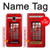 S0058 British Red Telephone Box Case For Samsung Galaxy J3 (2018), J3 Star, J3 V 3rd Gen, J3 Orbit, J3 Achieve, Express Prime 3, Amp Prime 3