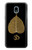 S2331 Gold Leaf Buddhist Om Symbol Case For Samsung Galaxy J3 (2018), J3 Star, J3 V 3rd Gen, J3 Orbit, J3 Achieve, Express Prime 3, Amp Prime 3