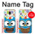 S2521 Cute Nerd Owl Cartoon Case For Samsung Galaxy J3 (2018), J3 Star, J3 V 3rd Gen, J3 Orbit, J3 Achieve, Express Prime 3, Amp Prime 3