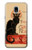 S2739 Chat Noir Black Cat Vintage Case For Samsung Galaxy J3 (2018), J3 Star, J3 V 3rd Gen, J3 Orbit, J3 Achieve, Express Prime 3, Amp Prime 3