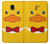 S2760 Yellow Duck Tuxedo Cartoon Case For Samsung Galaxy J3 (2018), J3 Star, J3 V 3rd Gen, J3 Orbit, J3 Achieve, Express Prime 3, Amp Prime 3