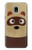 S2825 Cute Cartoon Raccoon Case For Samsung Galaxy J3 (2018), J3 Star, J3 V 3rd Gen, J3 Orbit, J3 Achieve, Express Prime 3, Amp Prime 3