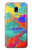 S2942 Brush Stroke Painting Case For Samsung Galaxy J3 (2018), J3 Star, J3 V 3rd Gen, J3 Orbit, J3 Achieve, Express Prime 3, Amp Prime 3