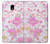 S3036 Pink Sweet Flower Flora Case For Samsung Galaxy J3 (2018), J3 Star, J3 V 3rd Gen, J3 Orbit, J3 Achieve, Express Prime 3, Amp Prime 3
