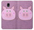 S3269 Pig Cartoon Case For Samsung Galaxy J3 (2018), J3 Star, J3 V 3rd Gen, J3 Orbit, J3 Achieve, Express Prime 3, Amp Prime 3