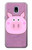 S3269 Pig Cartoon Case For Samsung Galaxy J3 (2018), J3 Star, J3 V 3rd Gen, J3 Orbit, J3 Achieve, Express Prime 3, Amp Prime 3