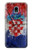 S3313 Croatia Flag Vintage Football Graphic Case For Samsung Galaxy J3 (2018), J3 Star, J3 V 3rd Gen, J3 Orbit, J3 Achieve, Express Prime 3, Amp Prime 3