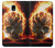 S0863 Hell Fire Skull Case For Samsung Galaxy J7 (2018), J7 Aero, J7 Top, J7 Aura, J7 Crown, J7 Refine, J7 Eon, J7 V 2nd Gen, J7 Star