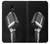 S1672 Retro Microphone Jazz Music Case For Samsung Galaxy J7 (2018), J7 Aero, J7 Top, J7 Aura, J7 Crown, J7 Refine, J7 Eon, J7 V 2nd Gen, J7 Star
