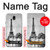 S2350 Old Paris Eiffel Tower Case For Samsung Galaxy J7 (2018), J7 Aero, J7 Top, J7 Aura, J7 Crown, J7 Refine, J7 Eon, J7 V 2nd Gen, J7 Star