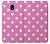 S2358 Pink Polka Dots Case For Samsung Galaxy J7 (2018), J7 Aero, J7 Top, J7 Aura, J7 Crown, J7 Refine, J7 Eon, J7 V 2nd Gen, J7 Star