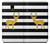 S2794 Black and White Striped Deer Gold Sparkles Case For Samsung Galaxy J7 (2018), J7 Aero, J7 Top, J7 Aura, J7 Crown, J7 Refine, J7 Eon, J7 V 2nd Gen, J7 Star