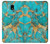 S2906 Aqua Turquoise Stone Case For Samsung Galaxy J7 (2018), J7 Aero, J7 Top, J7 Aura, J7 Crown, J7 Refine, J7 Eon, J7 V 2nd Gen, J7 Star
