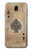 S2928 Vintage Spades Ace Card Case For Samsung Galaxy J7 (2018), J7 Aero, J7 Top, J7 Aura, J7 Crown, J7 Refine, J7 Eon, J7 V 2nd Gen, J7 Star