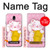 S3025 Pink Maneki Neko Lucky Cat Case For Samsung Galaxy J7 (2018), J7 Aero, J7 Top, J7 Aura, J7 Crown, J7 Refine, J7 Eon, J7 V 2nd Gen, J7 Star