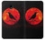 S3328 Crow Red Moon Case For Samsung Galaxy J7 (2018), J7 Aero, J7 Top, J7 Aura, J7 Crown, J7 Refine, J7 Eon, J7 V 2nd Gen, J7 Star