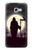 S3262 Grim Reaper Night Moon Cemetery Case For Samsung Galaxy A5 (2017)
