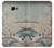S3350 Utagawa Hiroshige Drum Bridge Yuhi Hill in Meguro Case For Samsung Galaxy A5 (2017)
