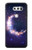 S3324 Crescent Moon Galaxy Case For LG V30, LG V30 Plus, LG V30S ThinQ, LG V35, LG V35 ThinQ