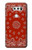 S3355 Bandana Red Pattern Case For LG V30, LG V30 Plus, LG V30S ThinQ, LG V35, LG V35 ThinQ