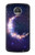 S3324 Crescent Moon Galaxy Case For Motorola Moto Z2 Play, Z2 Force