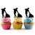 TA0763 Matador Spain Silhouette Party Wedding Birthday Acrylic Cupcake Toppers Decor 10 pcs