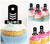 TA0771 Military Badges Army Rank Silhouette Party Wedding Birthday Acrylic Cupcake Toppers Decor 10 pcs
