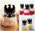 TA0772 Polish Eagle Silhouette Party Wedding Birthday Acrylic Cupcake Toppers Decor 10 pcs