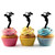 TA0788 Musician Saxophone Silhouette Party Wedding Birthday Acrylic Cupcake Toppers Decor 10 pcs