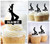 TA0805 Sexy Legs High-Heeled Shoes Hanging Silhouette Party Wedding Birthday Acrylic Cupcake Toppers Decor 10 pcs