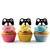 TA0849 Gamepad Video Game Controller Joystick Silhouette Party Wedding Birthday Acrylic Cupcake Toppers Decor 10 pcs